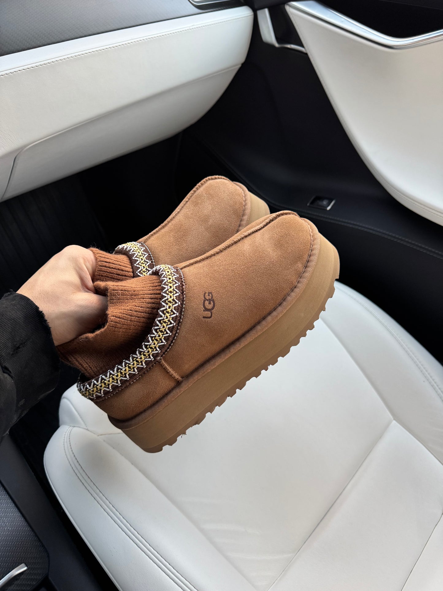 UGG Tasman Platform Sock Chestnut