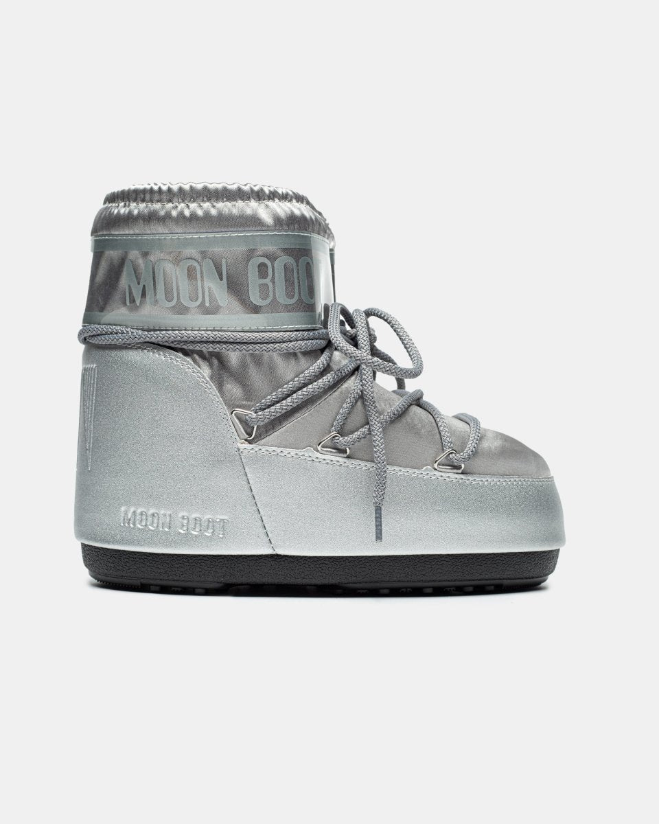 Moon Boot Icon Low Nylon Silver - oceanhype - 