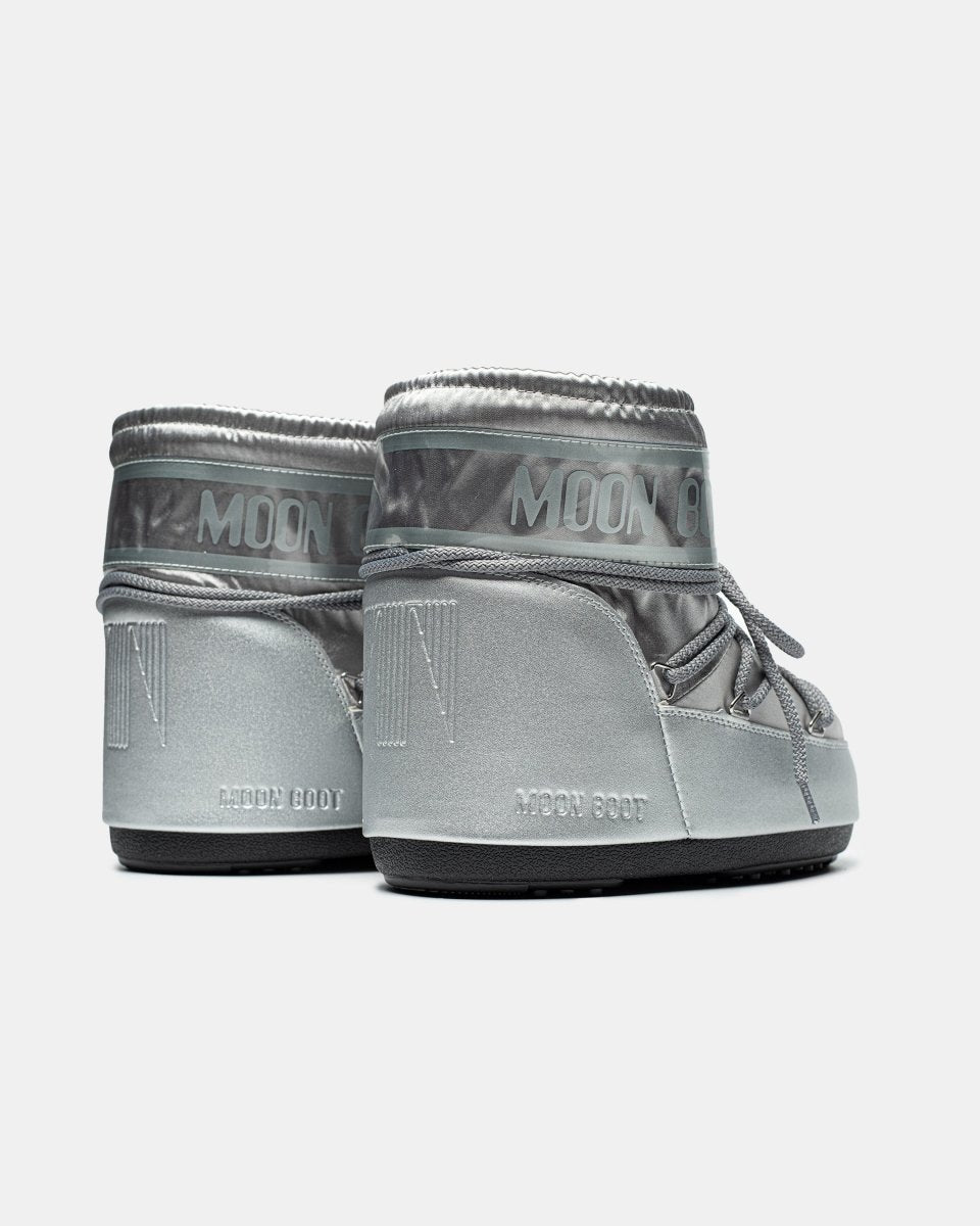 Moon Boot Icon Low Nylon Silver - oceanhype - 