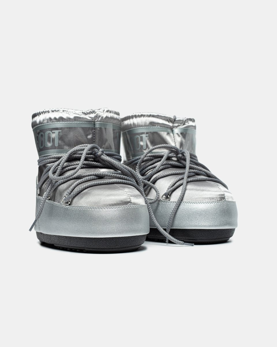 Moon Boot Icon Low Nylon Silver - oceanhype - 
