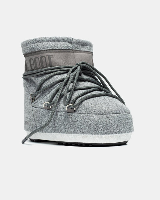 Moon Boot Icon Low Nylon Grey - oceanhype - 