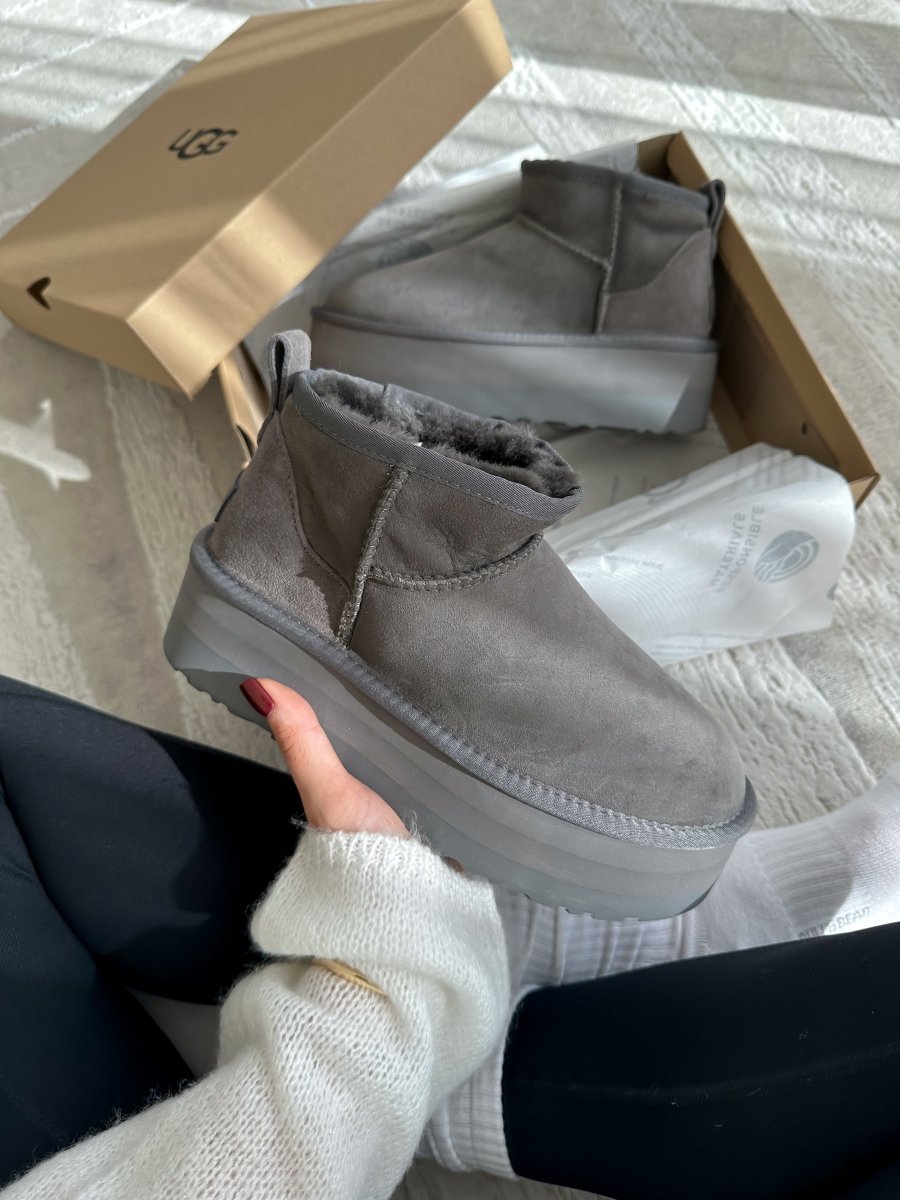 UGG Ultra Mini Platform Grey - oceanhype - 