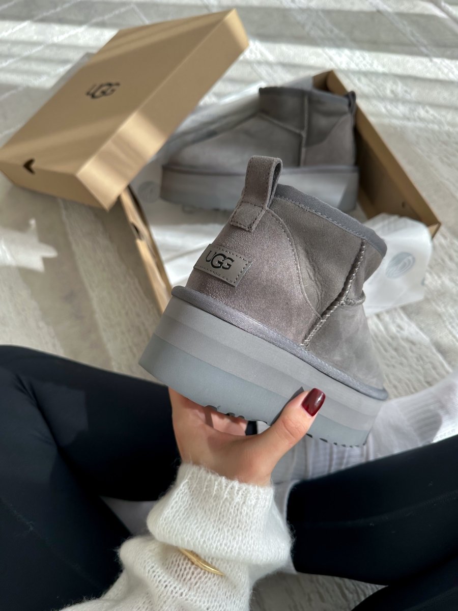 UGG Ultra Mini Platform Grey - oceanhype - 