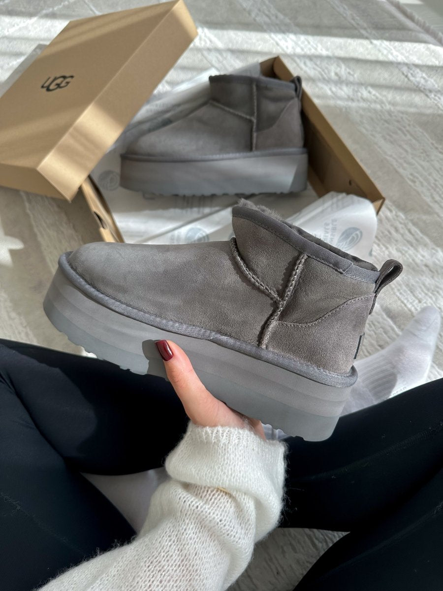 UGG Ultra Mini Platform Grey - oceanhype - 