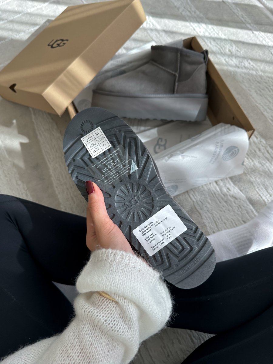 UGG Ultra Mini Platform Grey - oceanhype - 