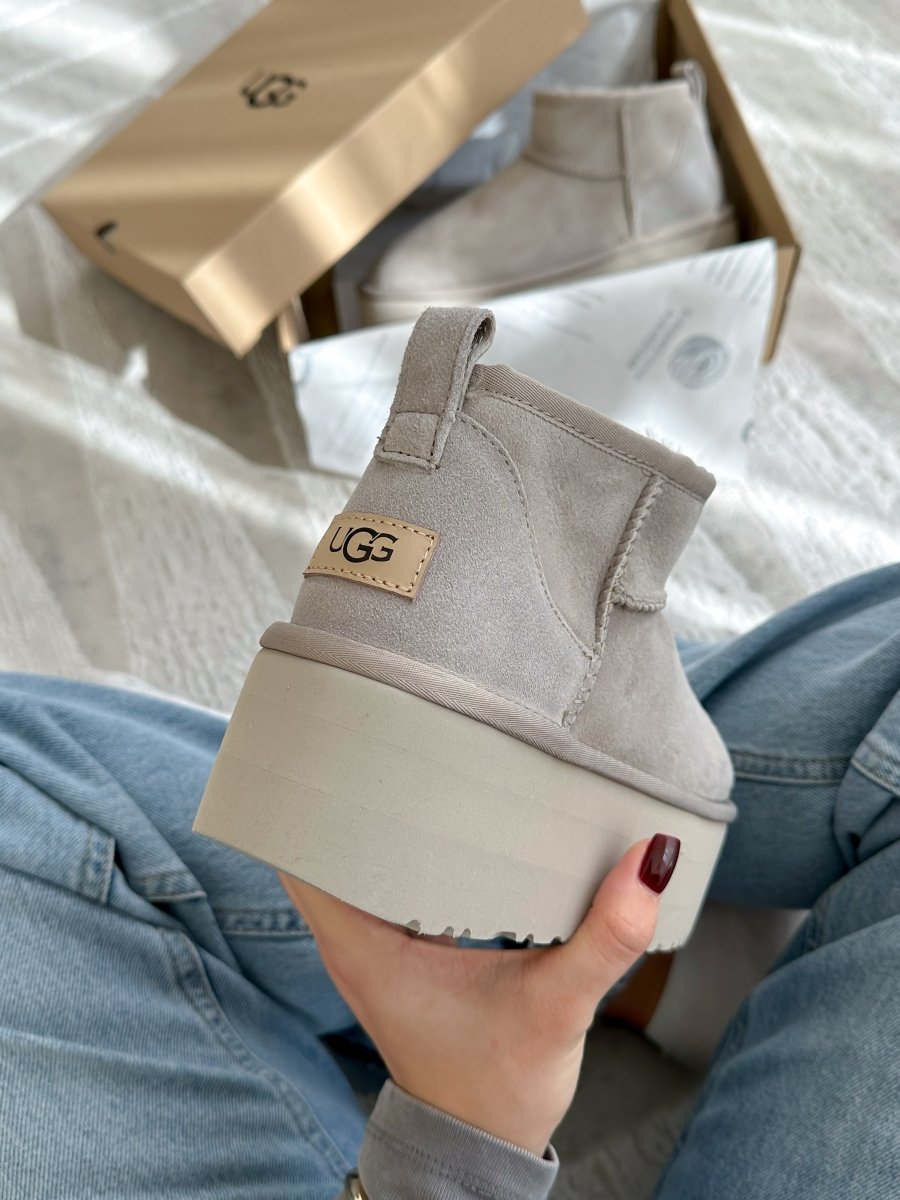 UGG Ultra Mini Platform Light Grey - oceanhype - 