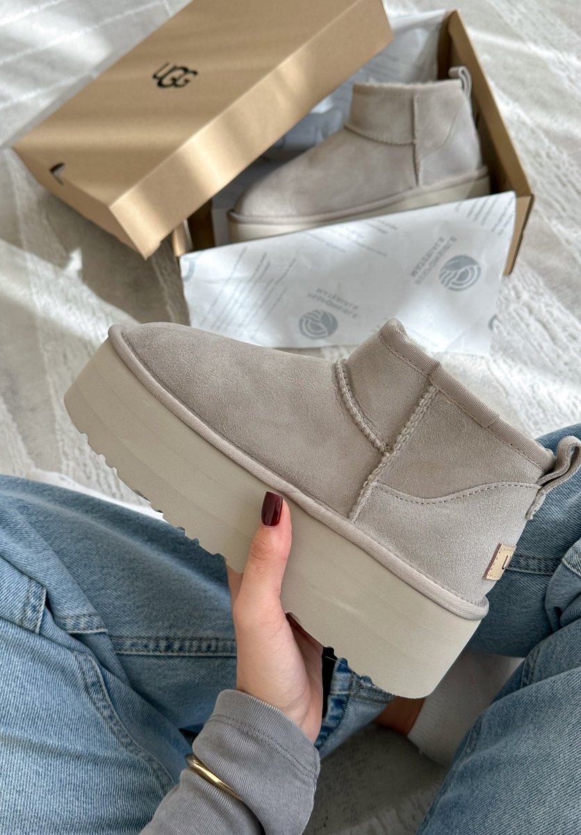 UGG Ultra Mini Platform Light Grey - oceanhype - 