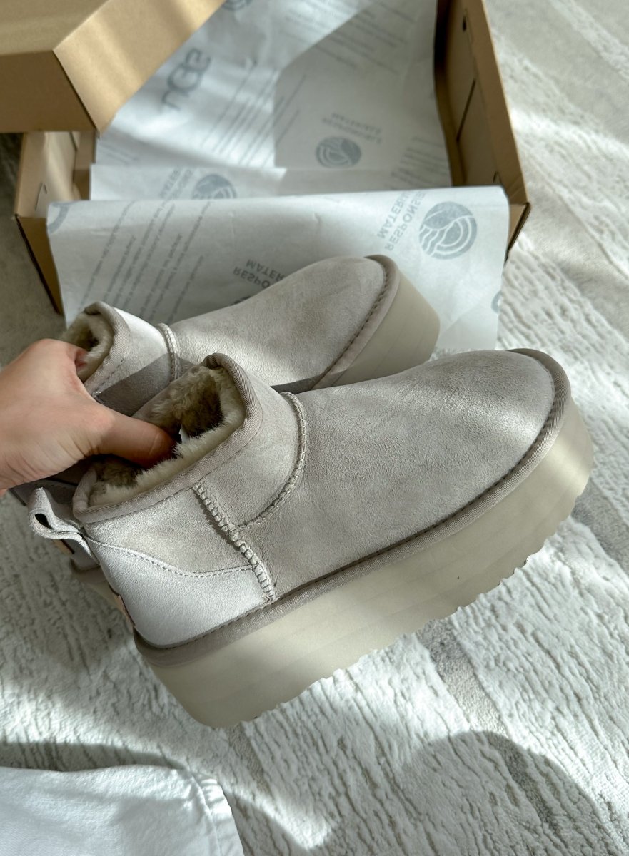 UGG Ultra Mini Platform Light Grey - oceanhype - 