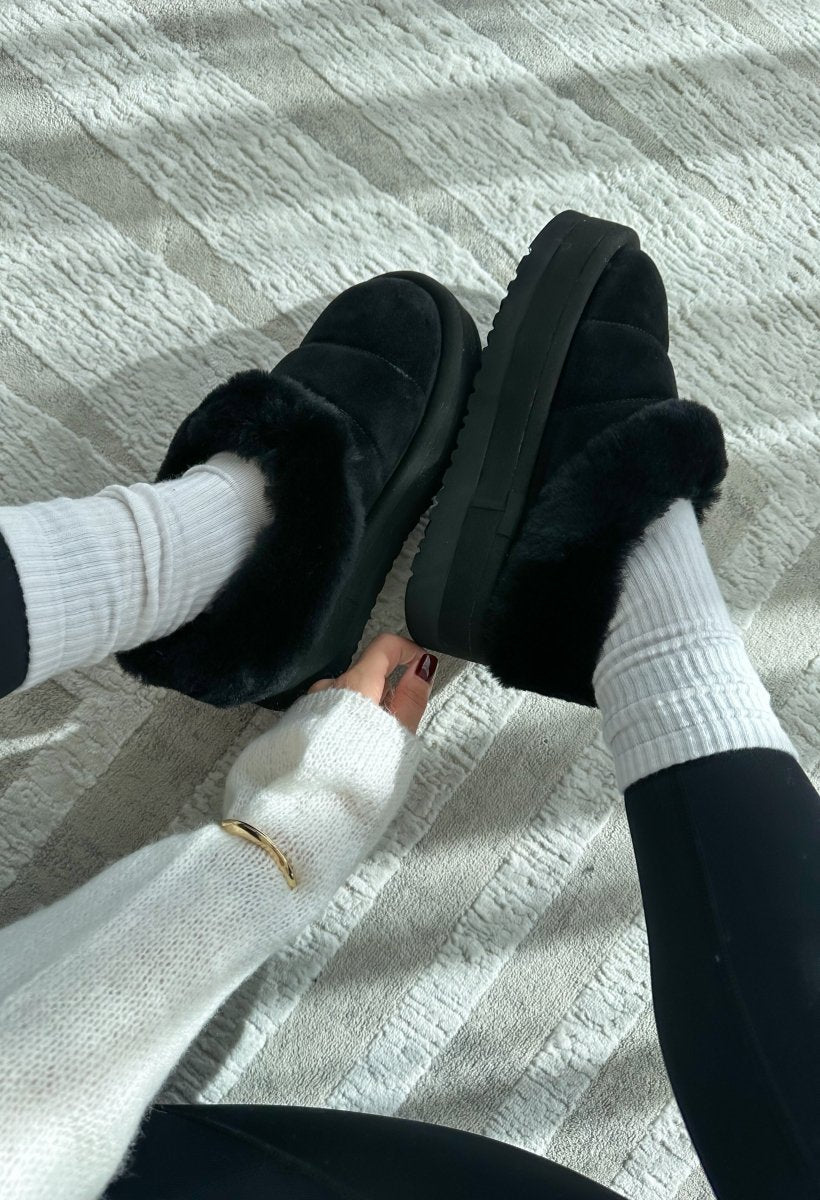 UGG Tazzlita Slipper Black - oceanhype - 