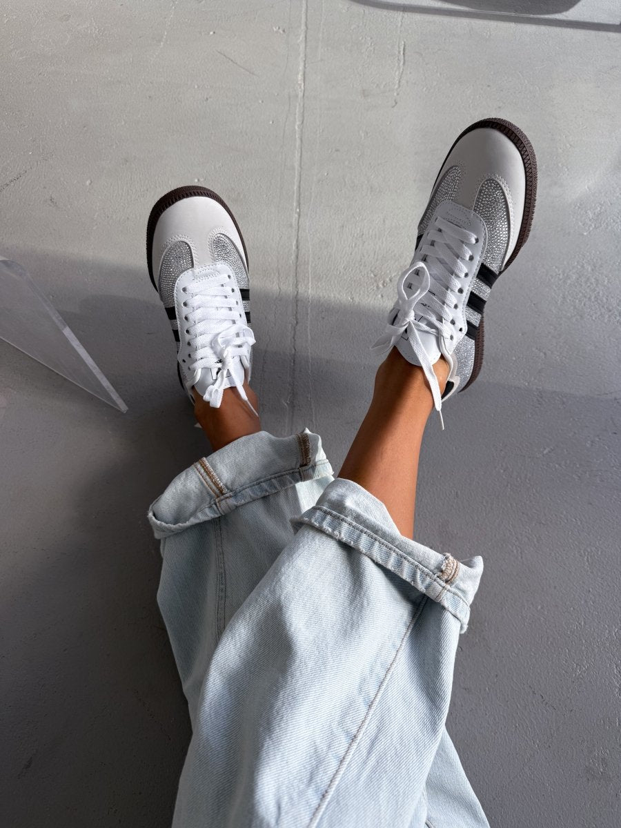 Adidas Samba White Swarovski - oceanhype -