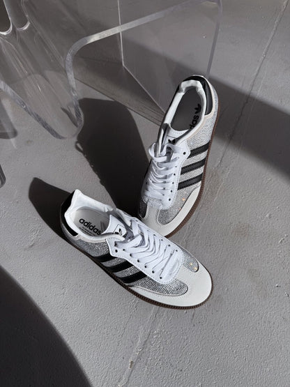 Adidas Samba White Swarovski - oceanhype -
