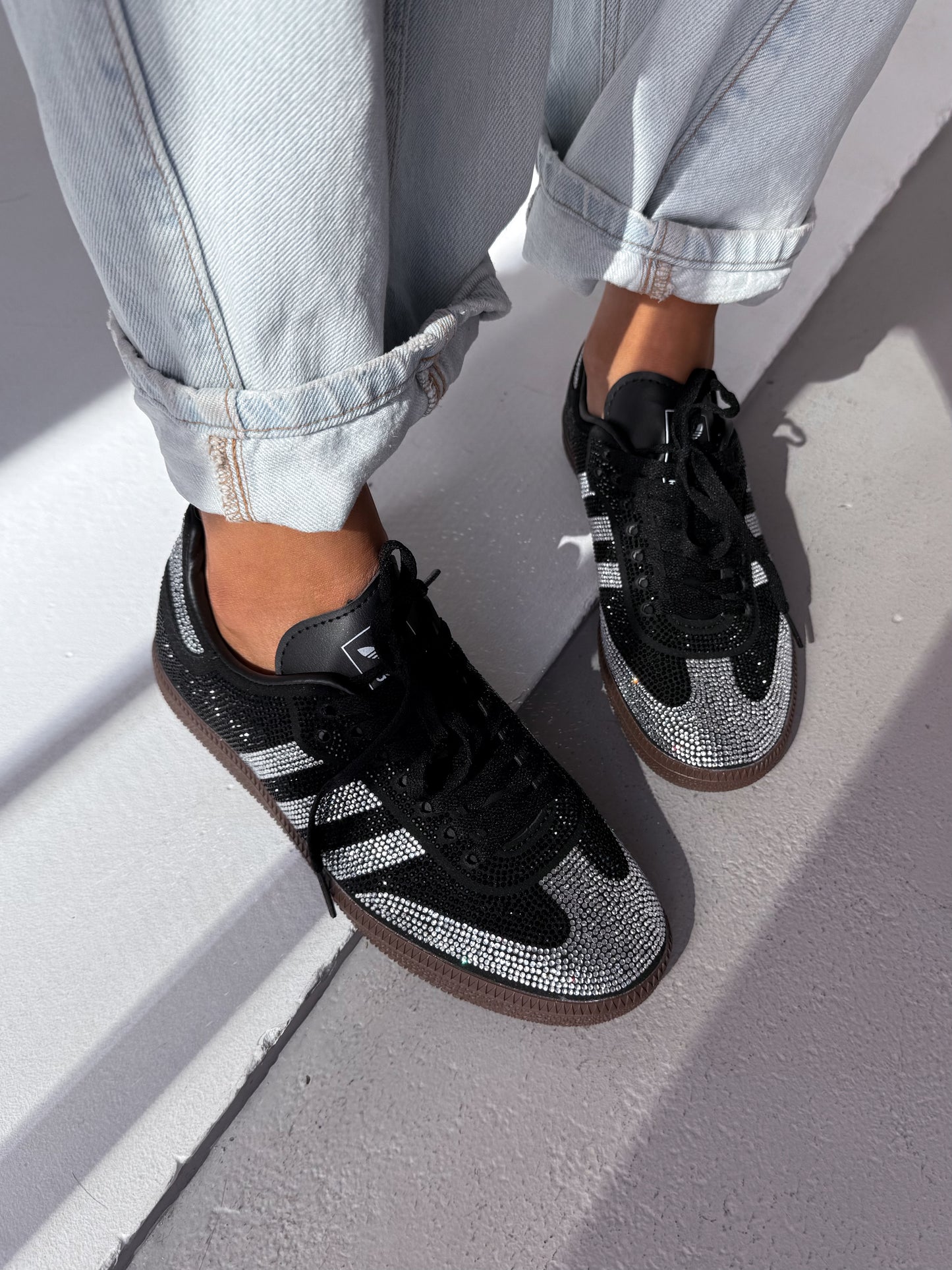 Adidas Samba Black Swarovski