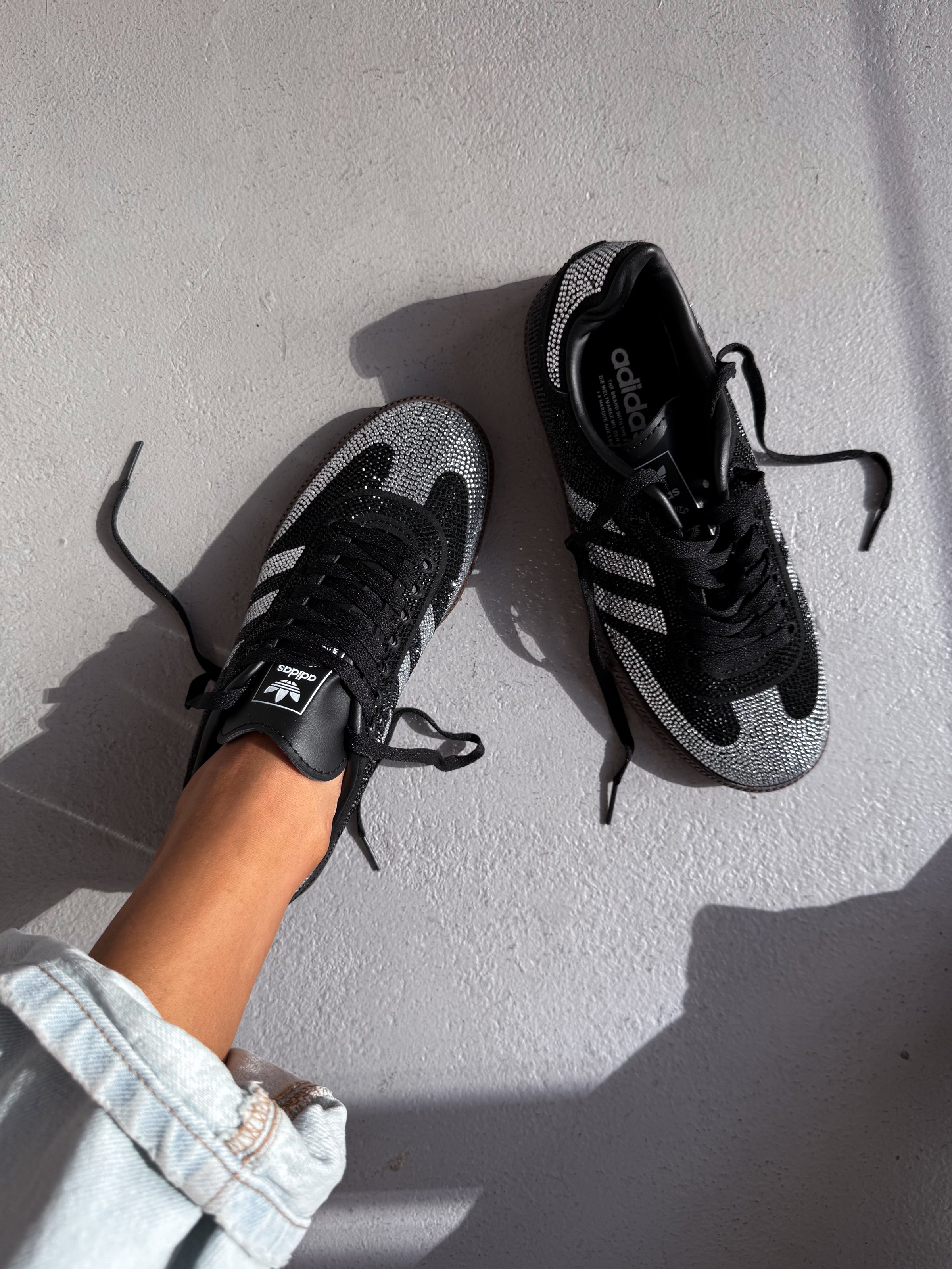 Adidas Samba Black Swarovski
