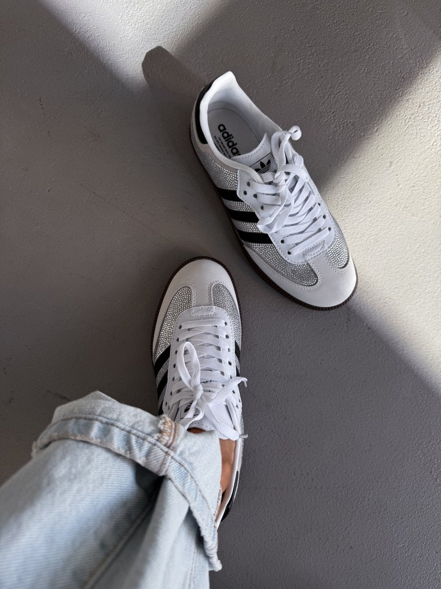 Adidas Samba White Swarovski - oceanhype -