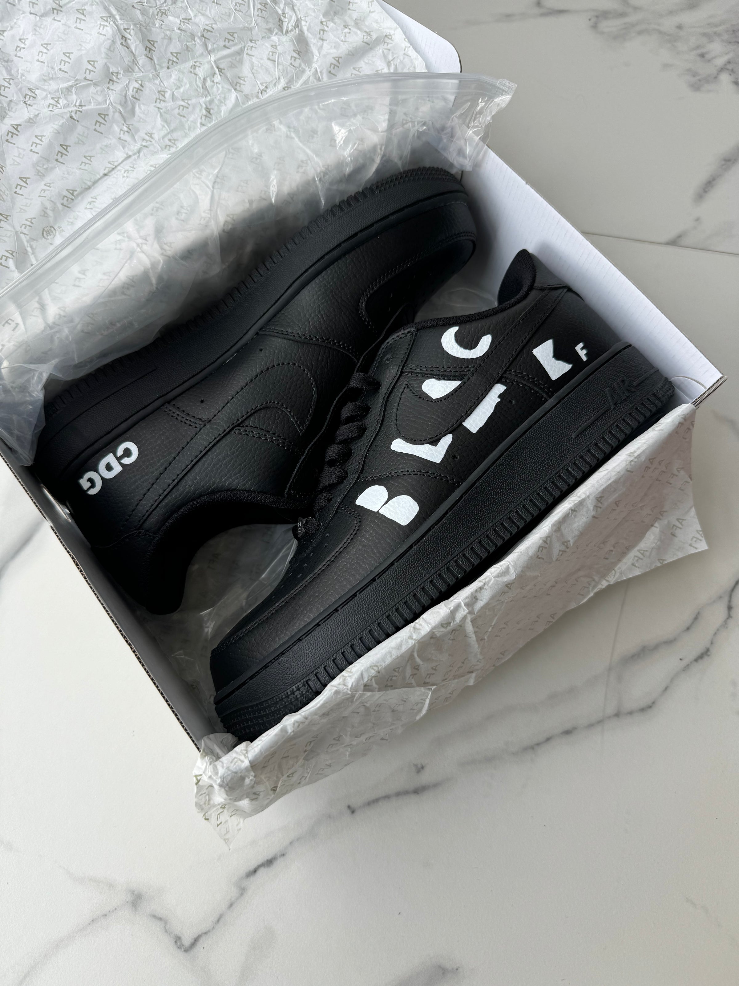 Nike Air Force 1 Low COMME des GARÇON BLACK
