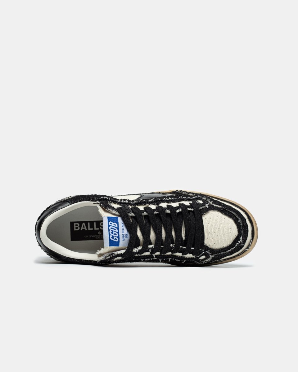Golden Goose Superstar BallStar Beige Black - oceanhype -