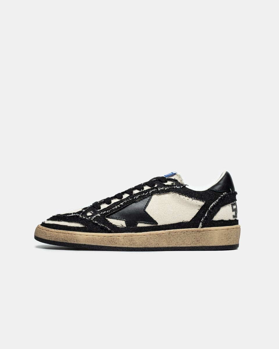 Golden Goose Superstar BallStar Beige Black - oceanhype -