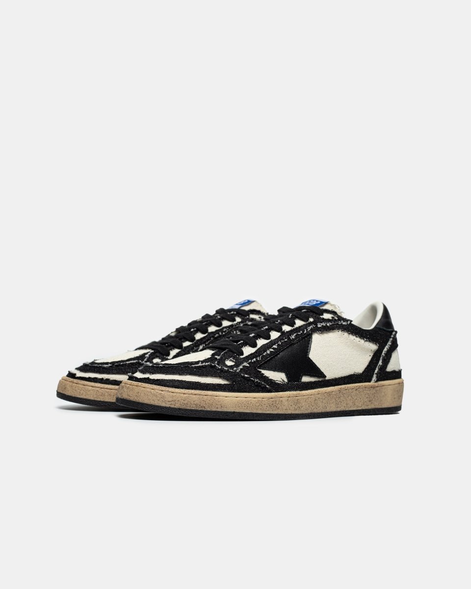 Golden Goose Superstar BallStar Beige Black - oceanhype -