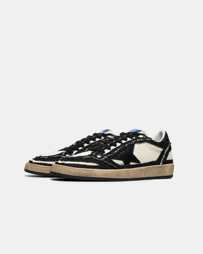 Golden Goose Superstar BallStar Beige Black - oceanhype -