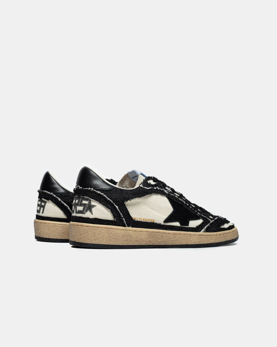 Golden Goose Superstar BallStar Beige Black - oceanhype -