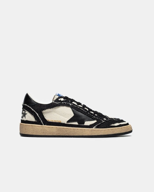 Golden Goose Superstar BallStar Beige Black - oceanhype -