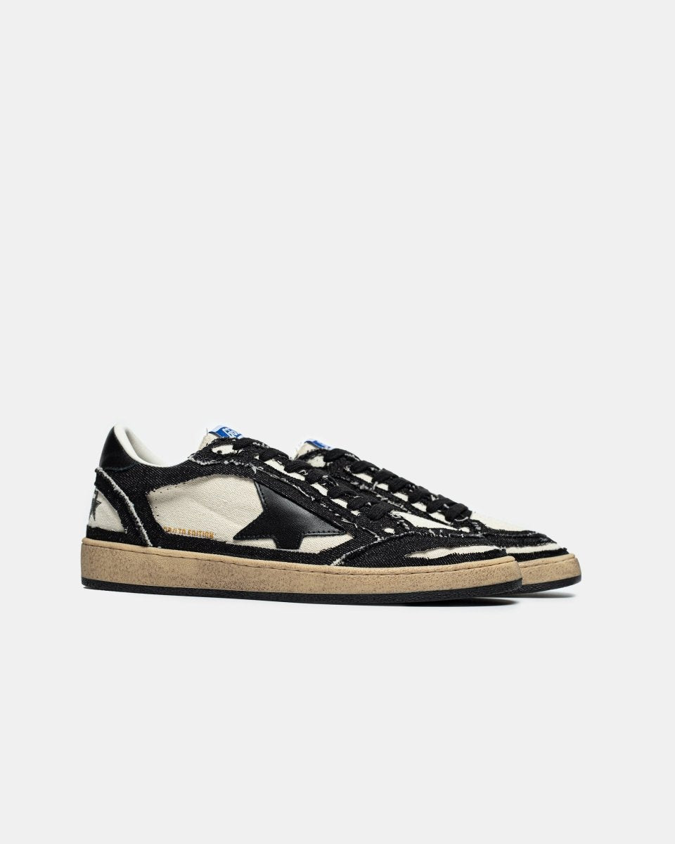Golden Goose Superstar BallStar Beige Black - oceanhype -