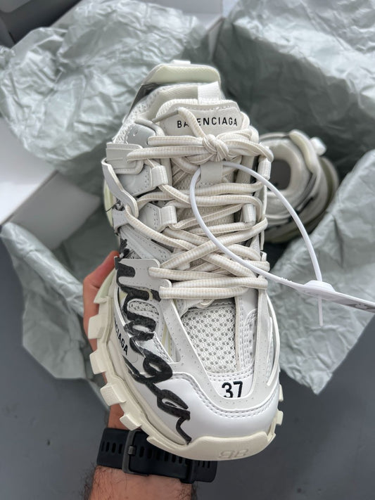 Balenciaga Track Signature White - oceanhype -