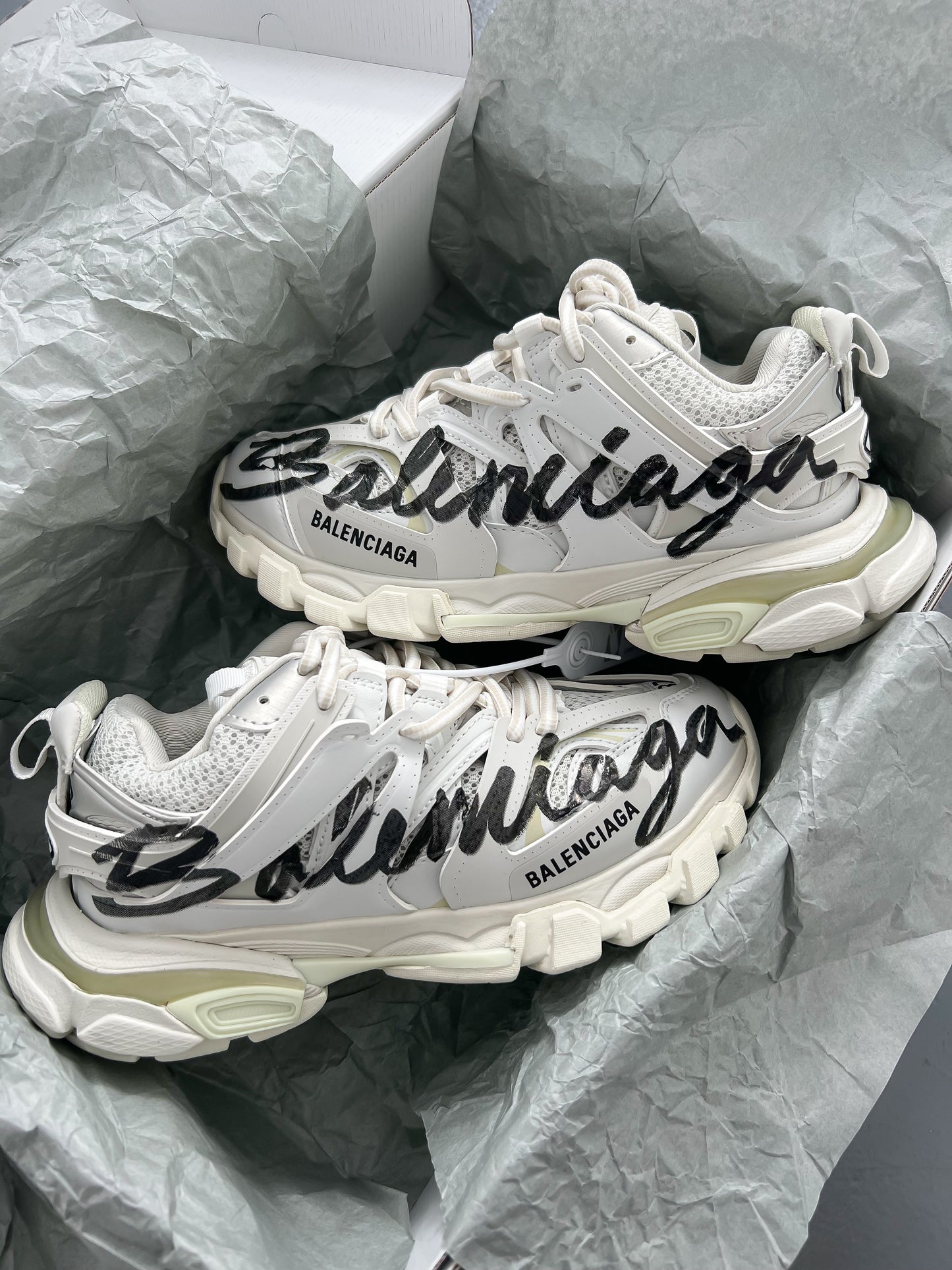 Balenciaga Track Signature White