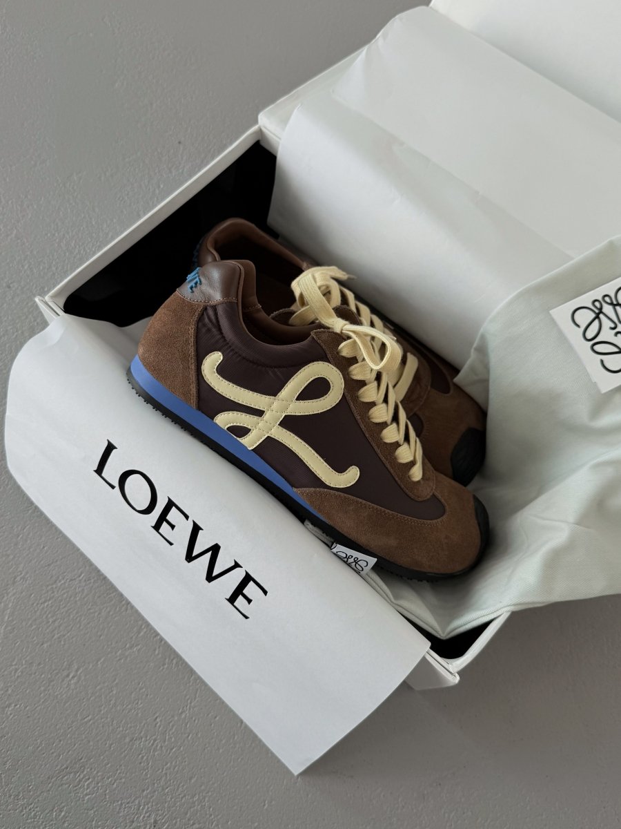 Loewe Ballet Runner Brown Yellow - oceanhype - 