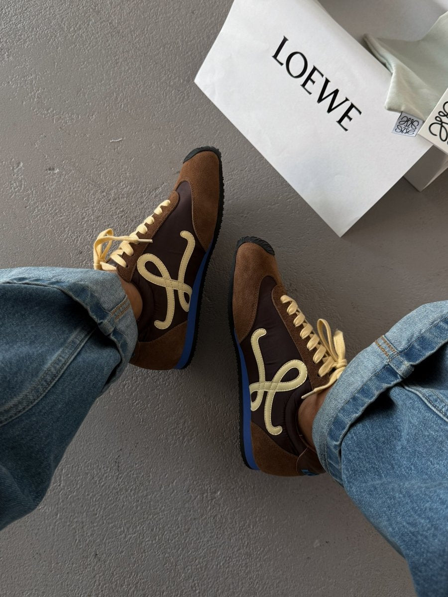 Loewe Ballet Runner Brown Yellow - oceanhype - 