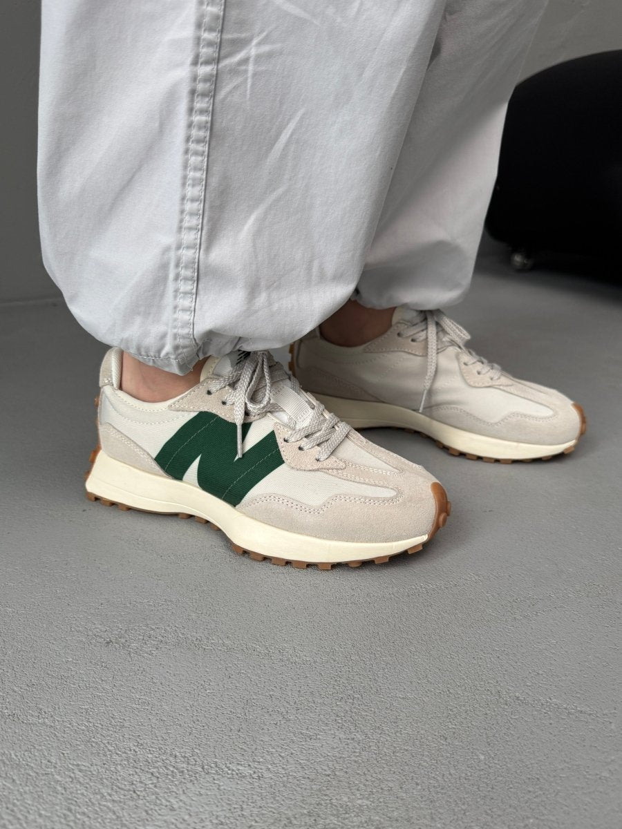 New Balance 327 Beige Green - oceanhype - 