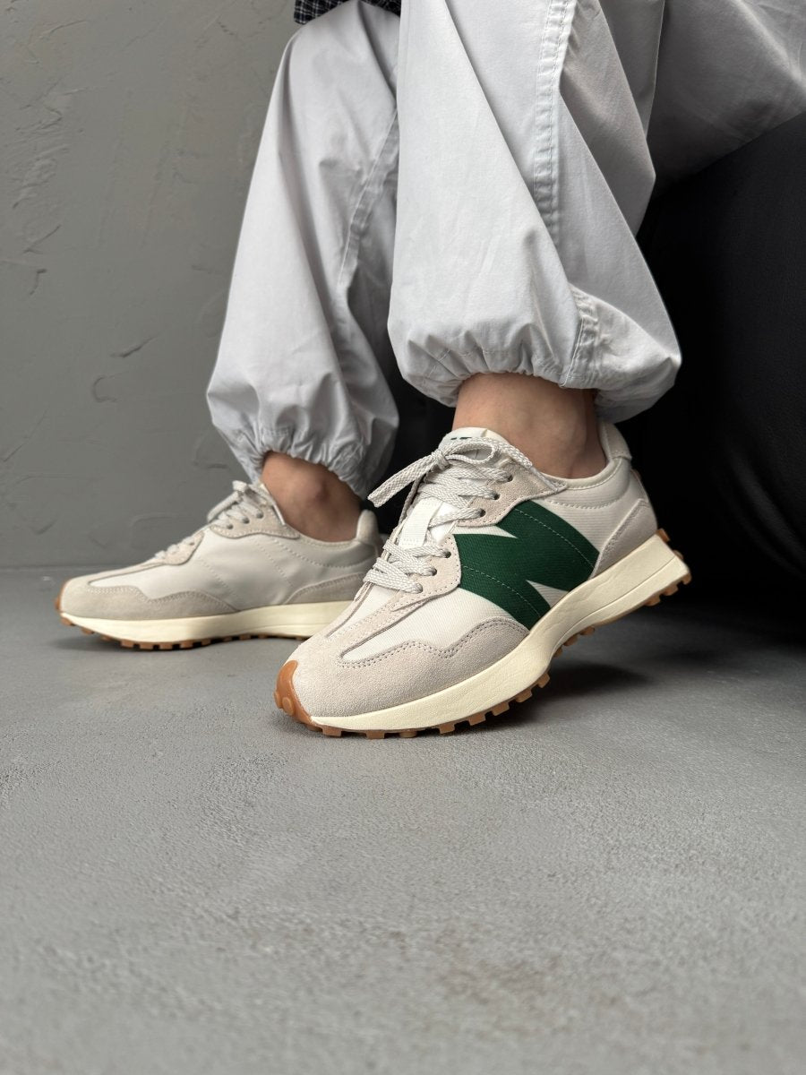 New Balance 327 Beige Green - oceanhype - 