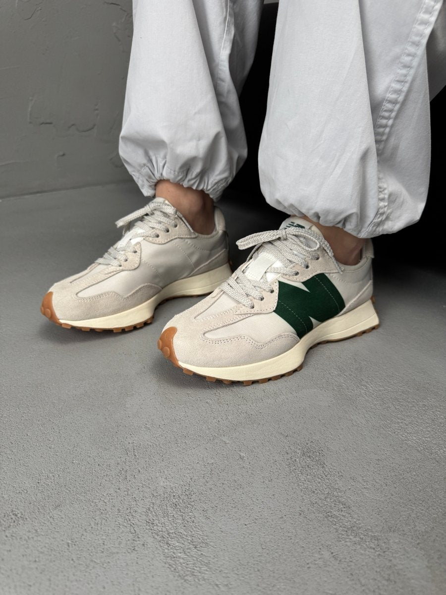 New Balance 327 Beige Green - oceanhype - 