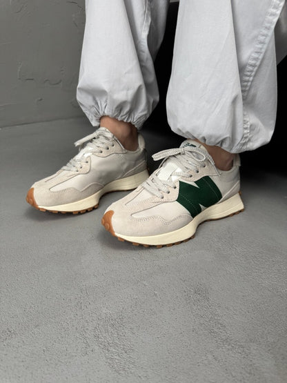 New Balance 327 Beige Green - oceanhype - 