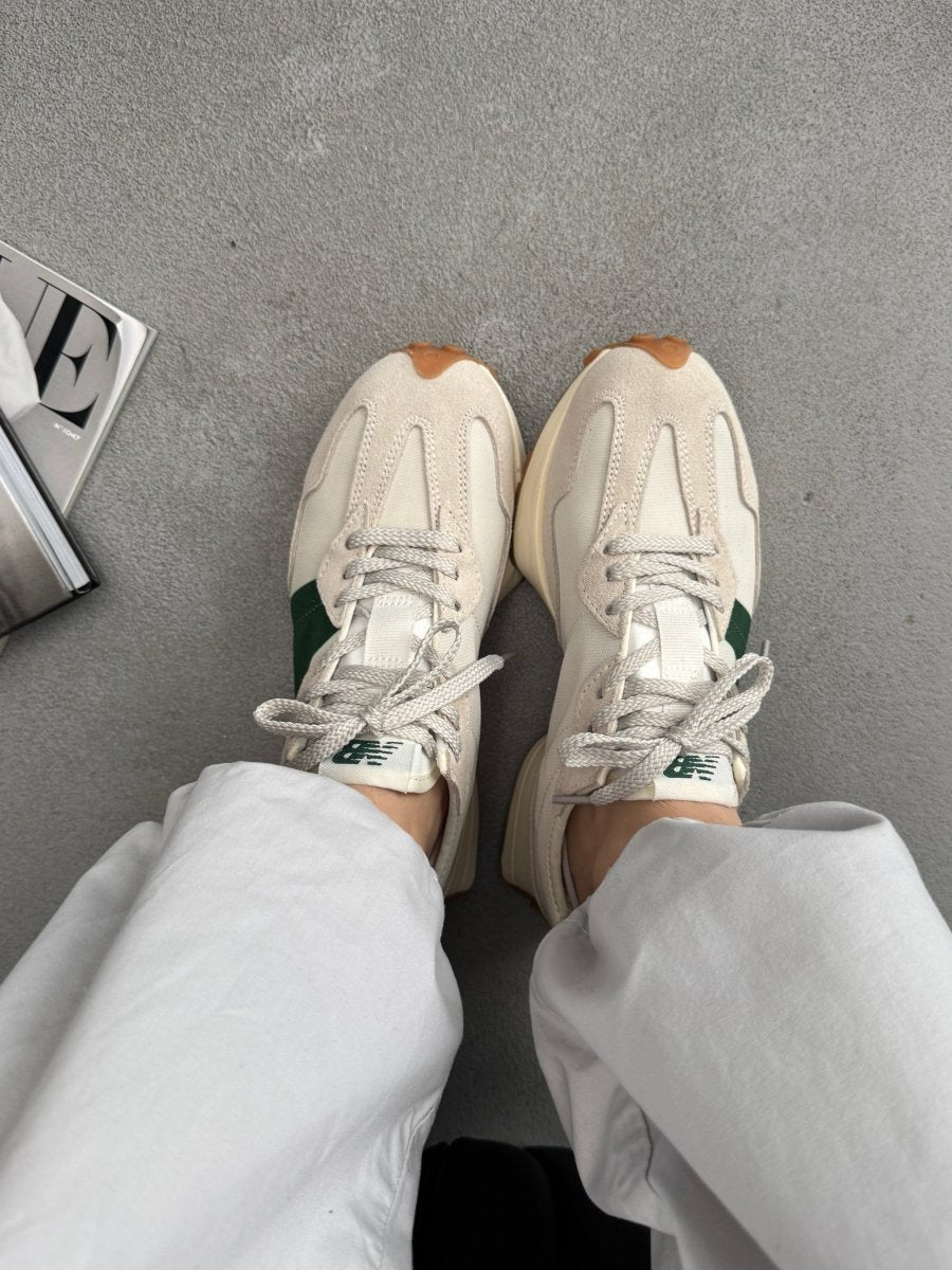 New Balance 327 Beige Green - oceanhype - 