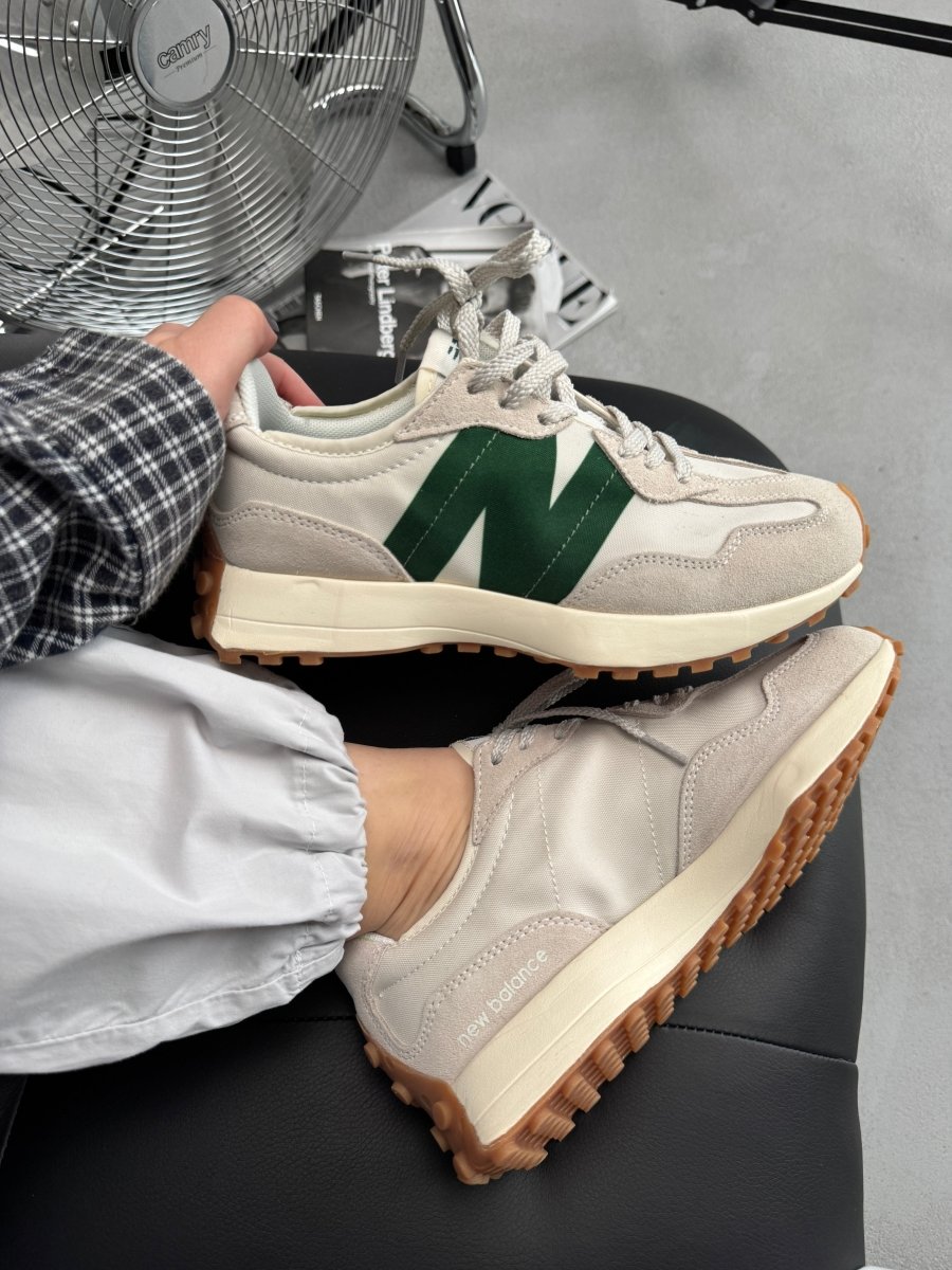 New Balance 327 Beige Green - oceanhype - 