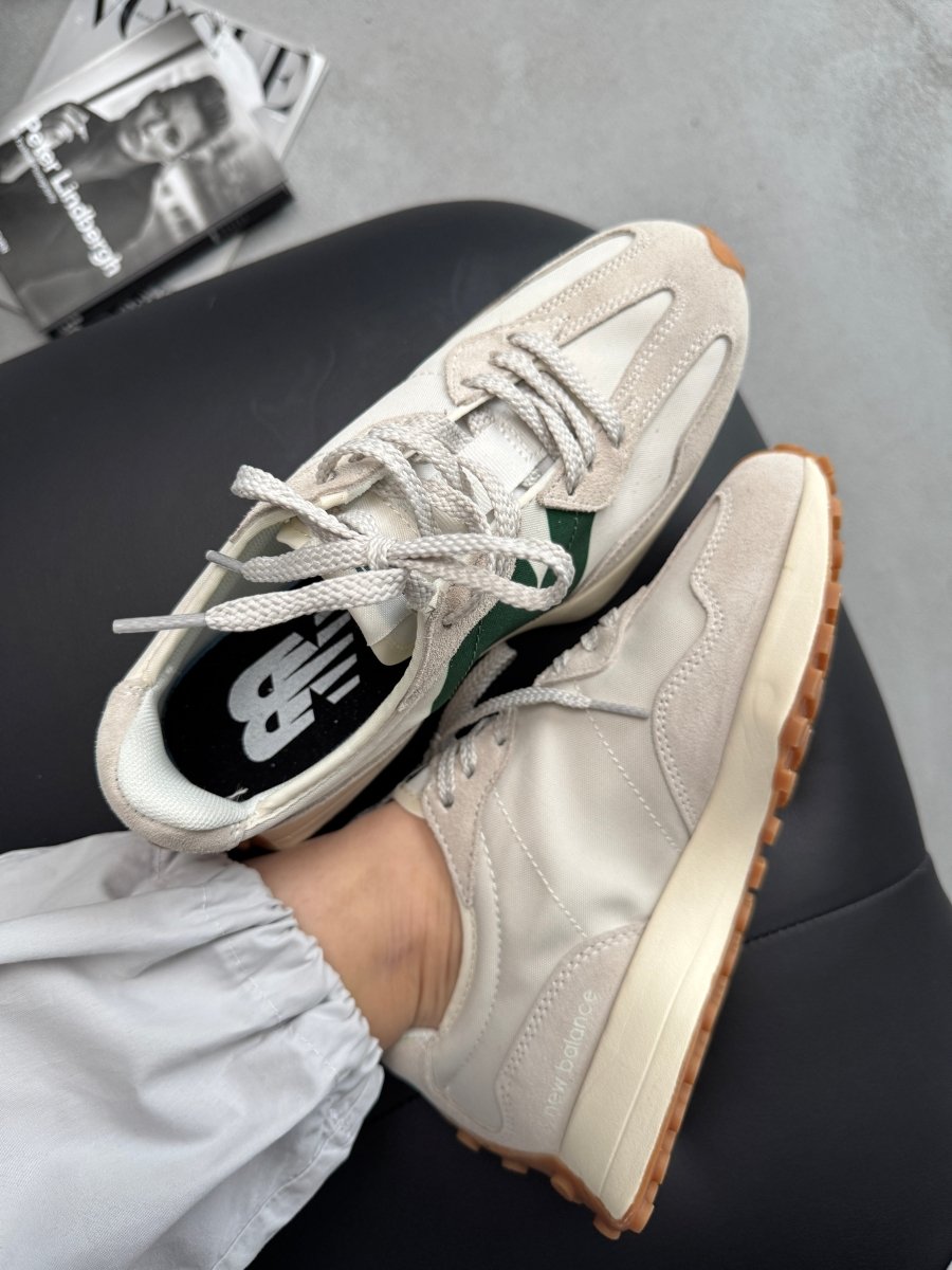 New Balance 327 Beige Green - oceanhype - 