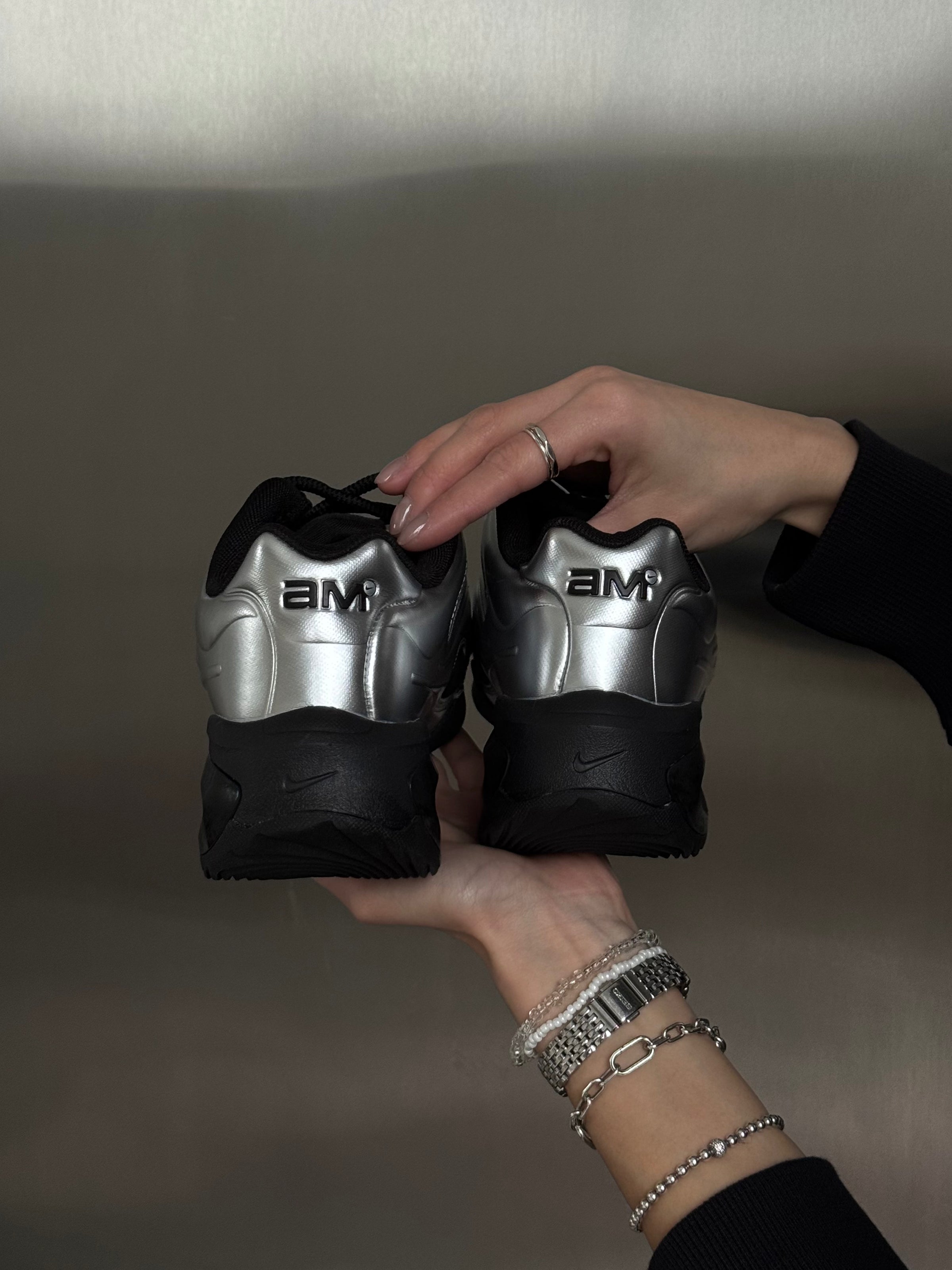 Nike Air Max Muse Black Metallic Silver