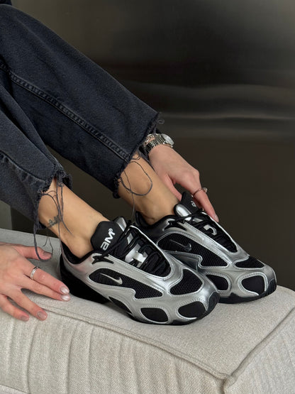 Nike Air Max Muse Black Metallic Silver