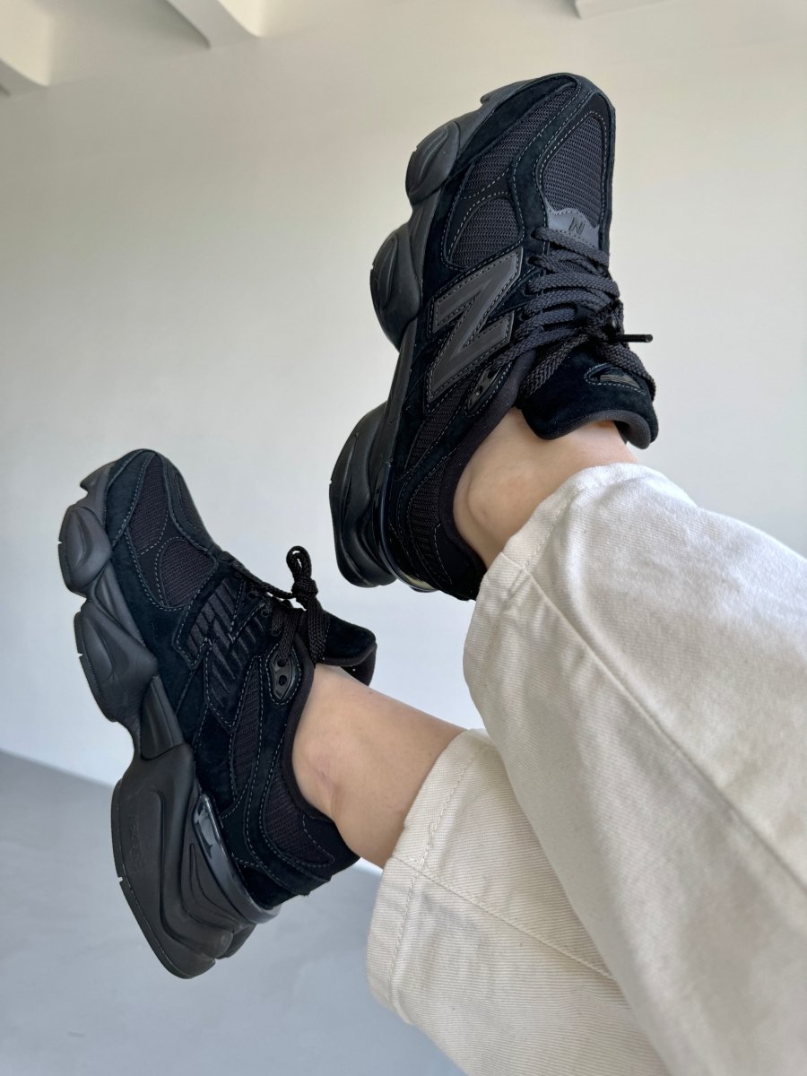 New Balance 9060 Triple Black - oceanhype - 