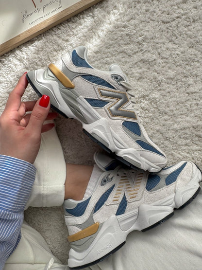 New Balance 9060 Beige Blue - oceanhype - 
