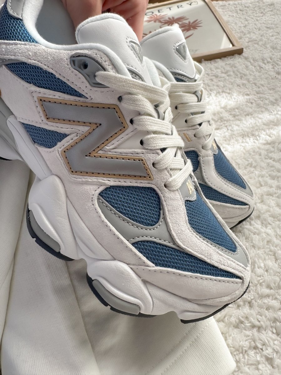 New Balance 9060 Beige Blue - oceanhype - 