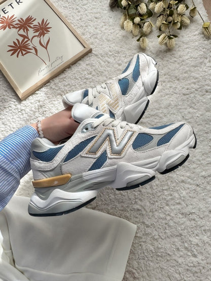 New Balance 9060 Beige Blue - oceanhype - 