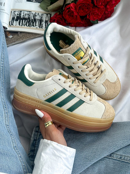Adidas Gazelle Bold Cream Collegiate - oceanhype - 
