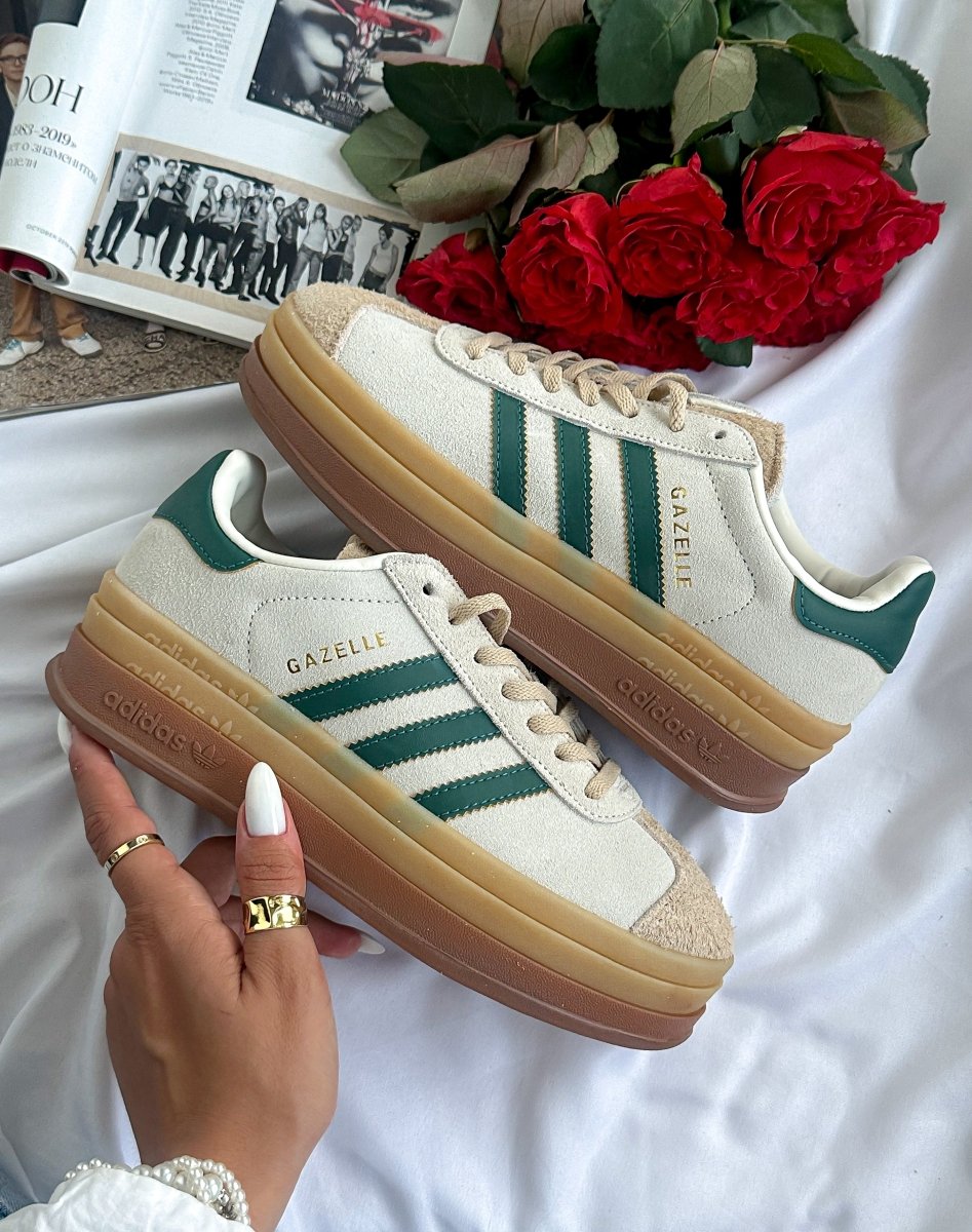 Adidas Gazelle Bold Cream Collegiate - oceanhype - 