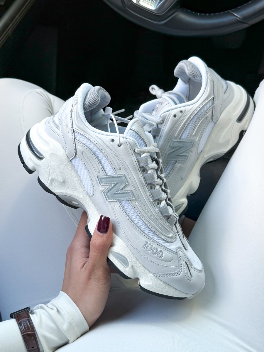 New Balance 1000 White Silver - oceanhype - 