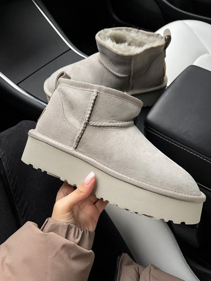 UGG Classic Ultra Mini Platform Light Grey - oceanhype - 