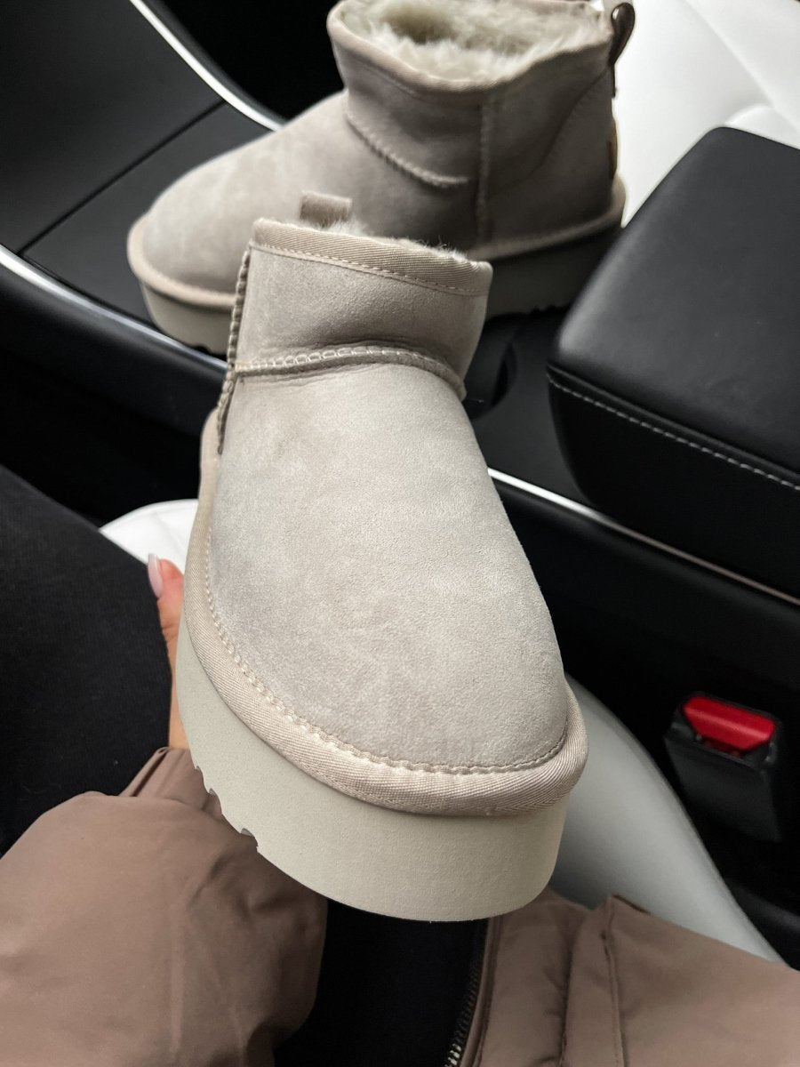 UGG Classic Ultra Mini Platform Light Grey - oceanhype - 