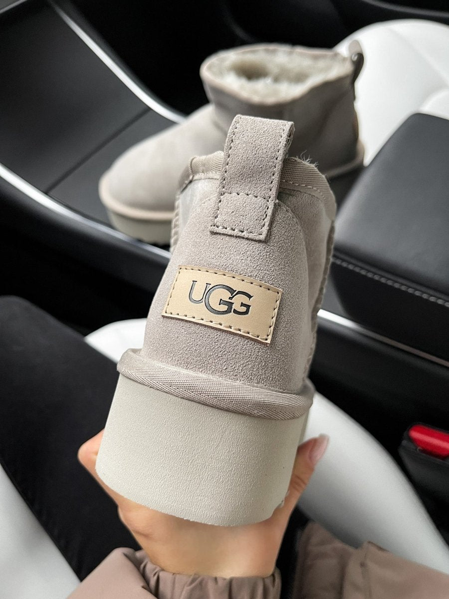 UGG Classic Ultra Mini Platform Light Grey - oceanhype - 