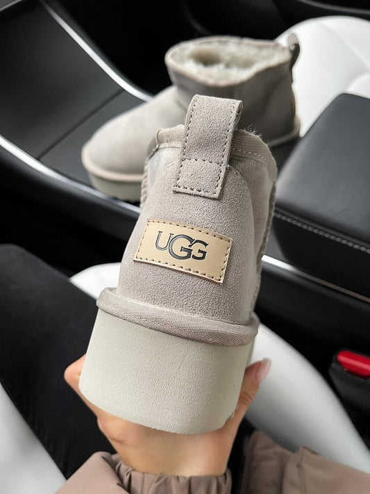 UGG Classic Ultra Mini Platform Light Grey - oceanhype - 